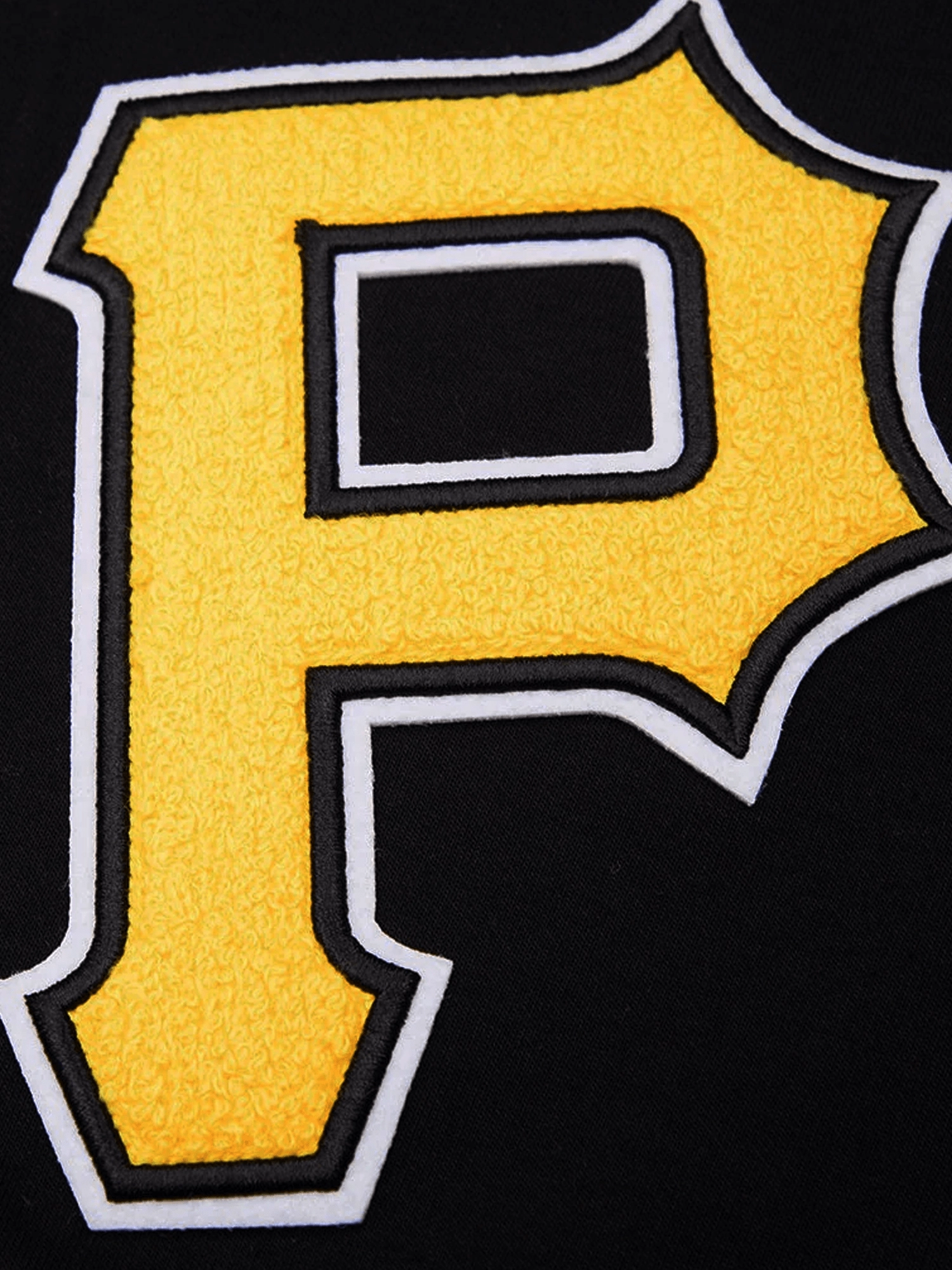 Pittsburgh Pirates Pro Standard MLB Team Chenille Hoodie Jumper  - Black