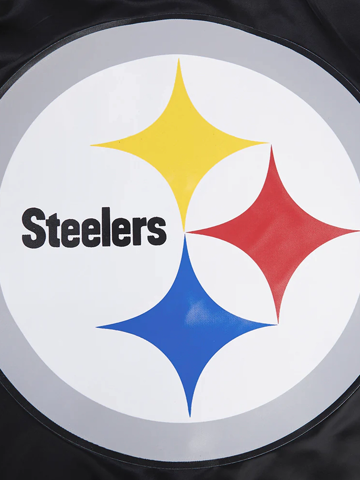 Pittsburgh Steelers Pro Standard NFL Team Classic Satin Button Jacket - Black