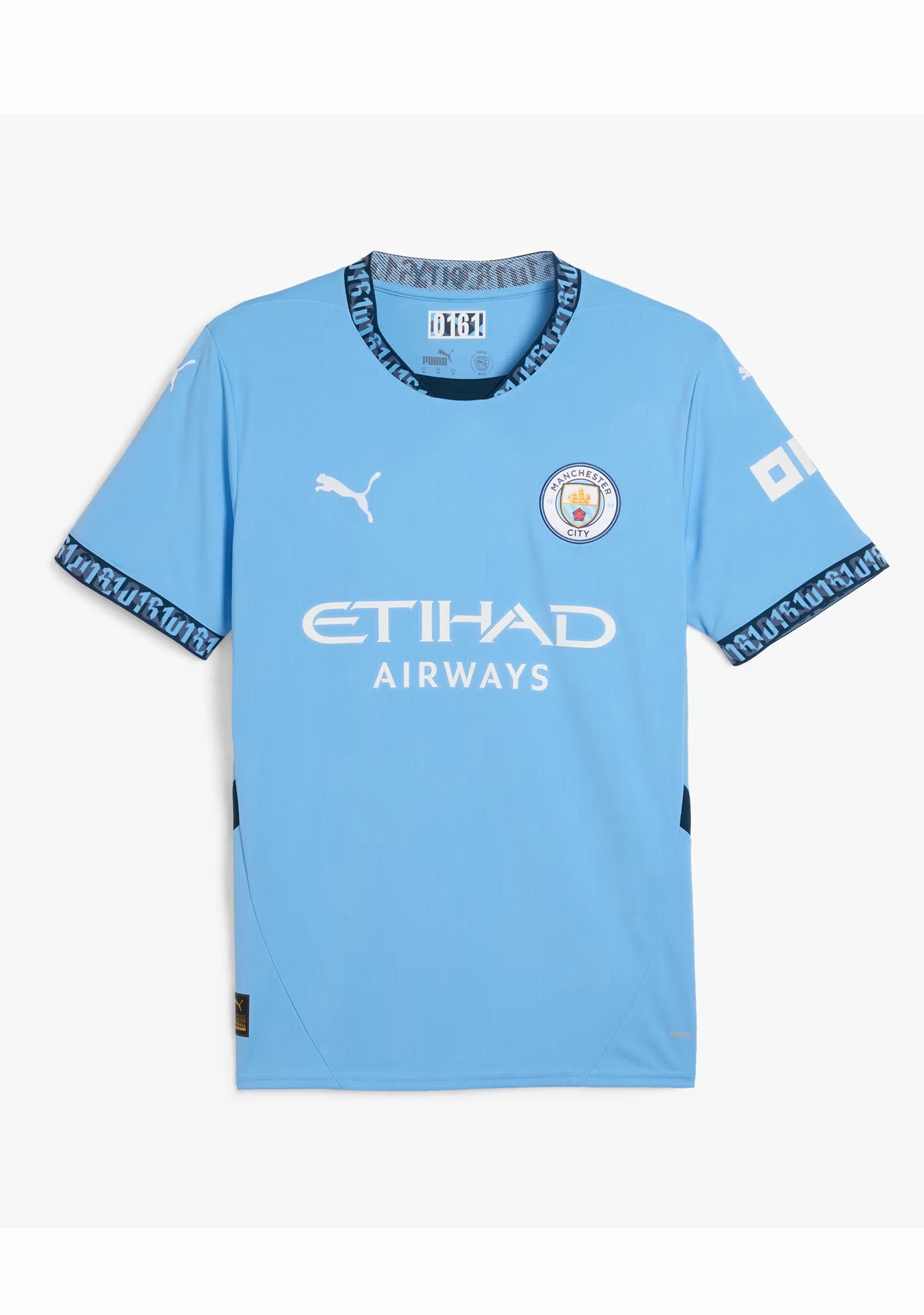 Puma Mens Manchester City 24/25 Home Jersey with FREE Manchester City Scarf