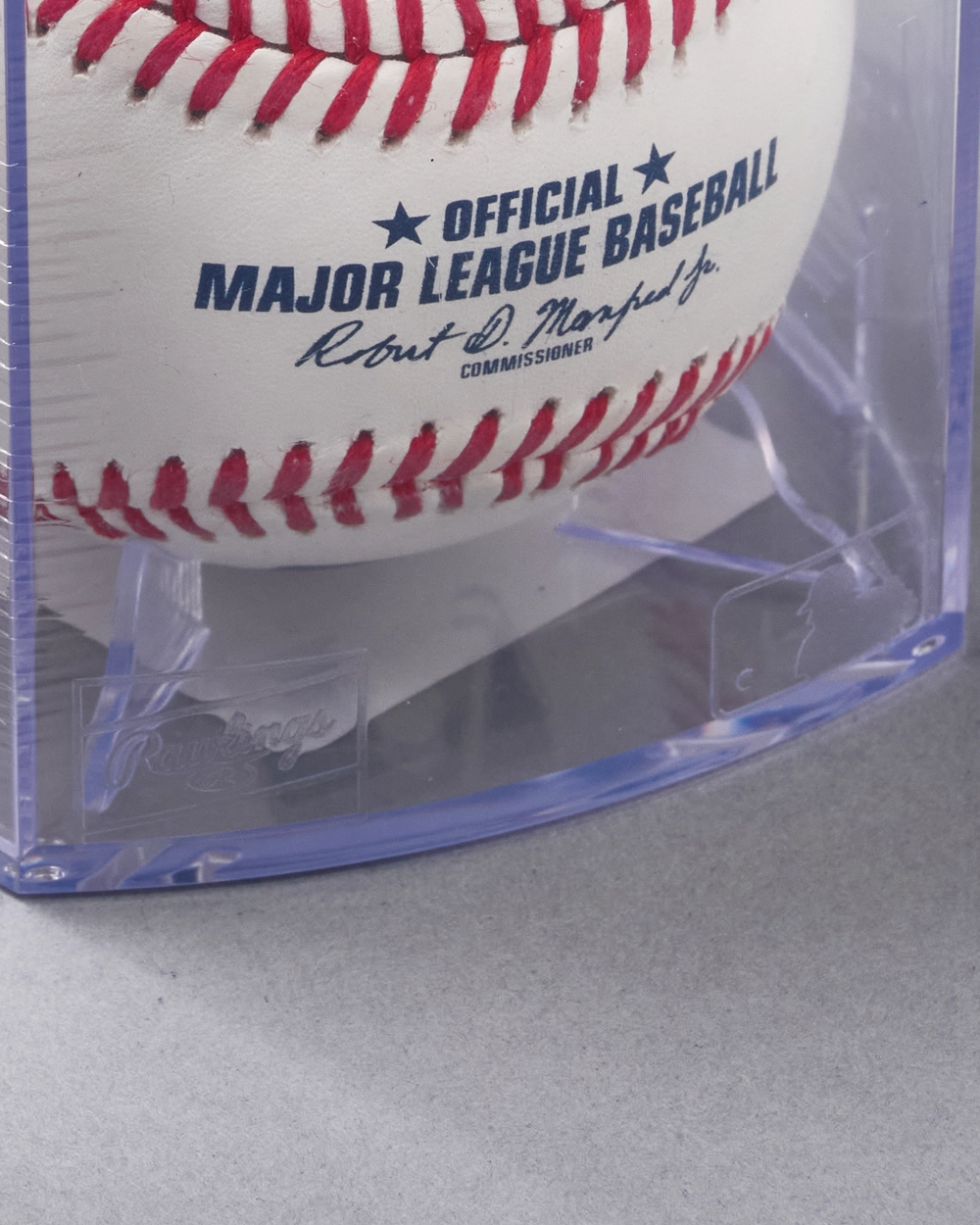 Rawlings MLB Official Game Baseball Ball w/Display Case