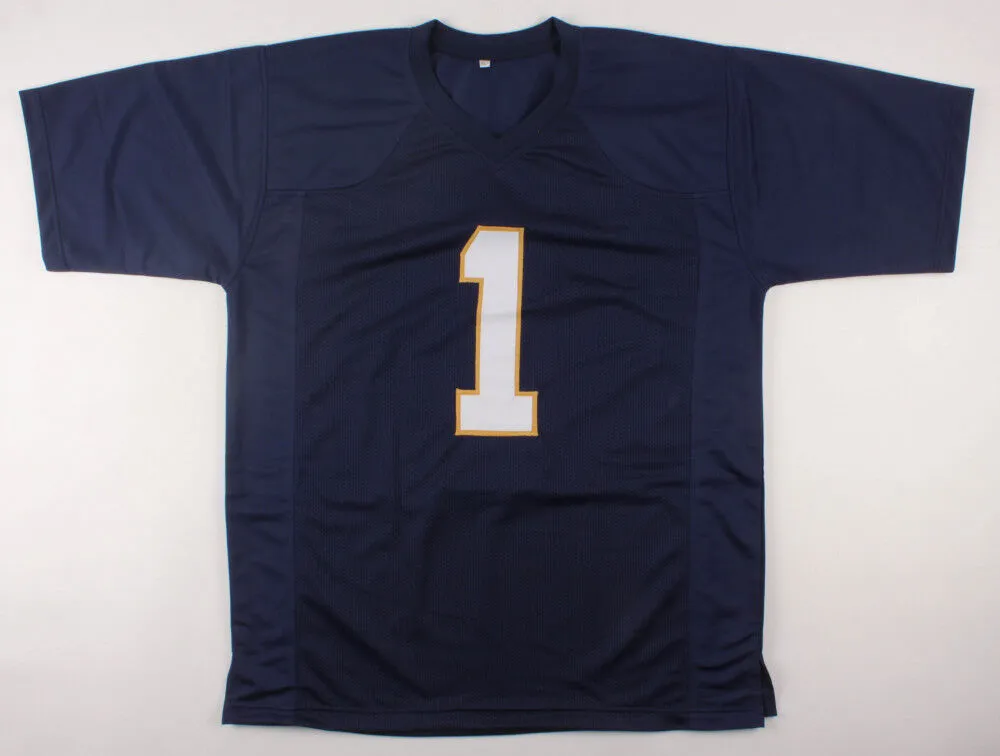 Regis Philbin Signed Notre Dame Fighting Irish Jersey Inscribed "Notre Dame" COA