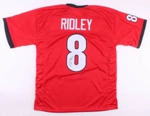 Riley Ridley Signed Georgia Bulldogs Jersey (JSA) Chicago Bears 2019 Draft Pick
