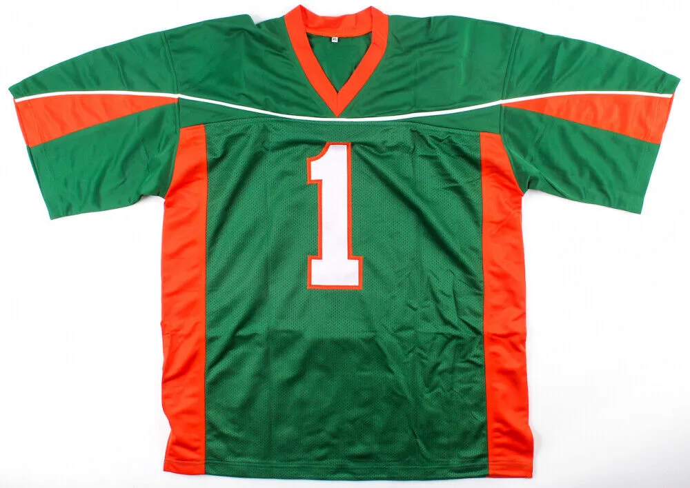 Roscoe Par Signed Miami Hurricane Jersey (PSA COA) Buffalo Bills Wide Receiver