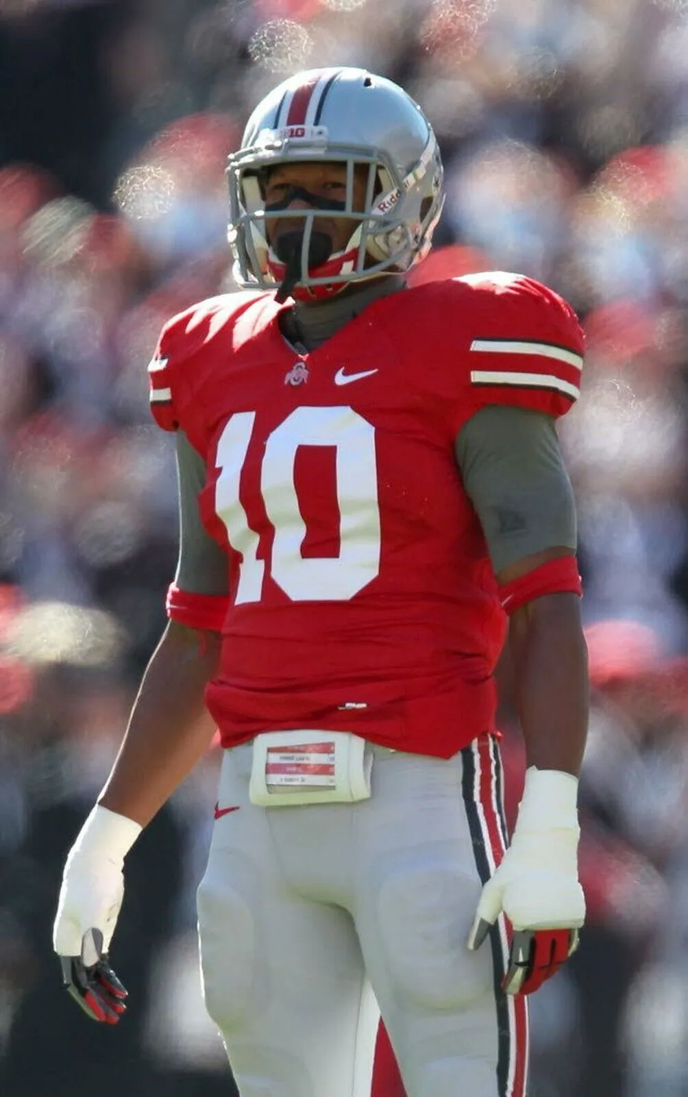 Ryan Shazier Signed Ohio State Buckeyes White Jersey (TSE Hologram) Linebacker