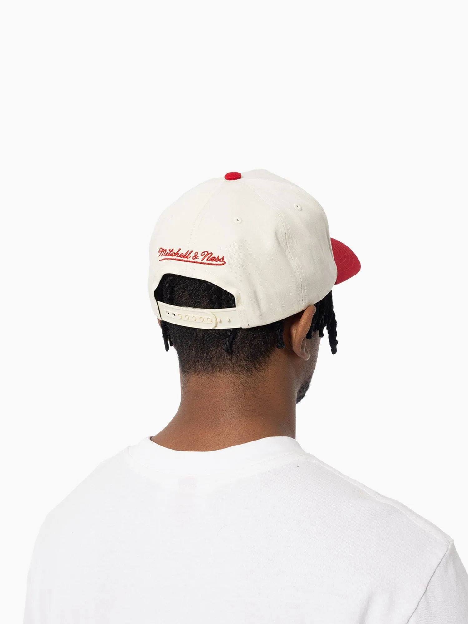 San Francisco 49ers Mitchell & Ness NFL Team 2T Pro Pinch Snapback Hat - Cream