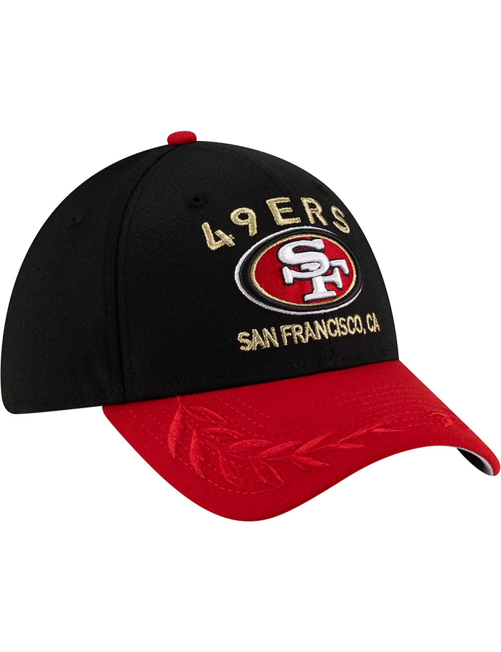 San Francisco 49ers New Era NFL 25 Draft 39THIRTY Stretch-Fit Hat - Black