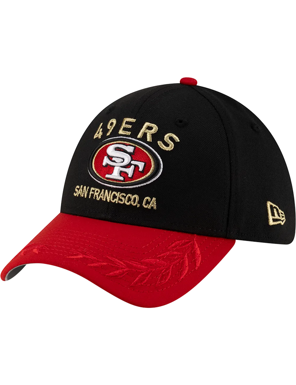 San Francisco 49ers New Era NFL 25 Draft 39THIRTY Stretch-Fit Hat - Black