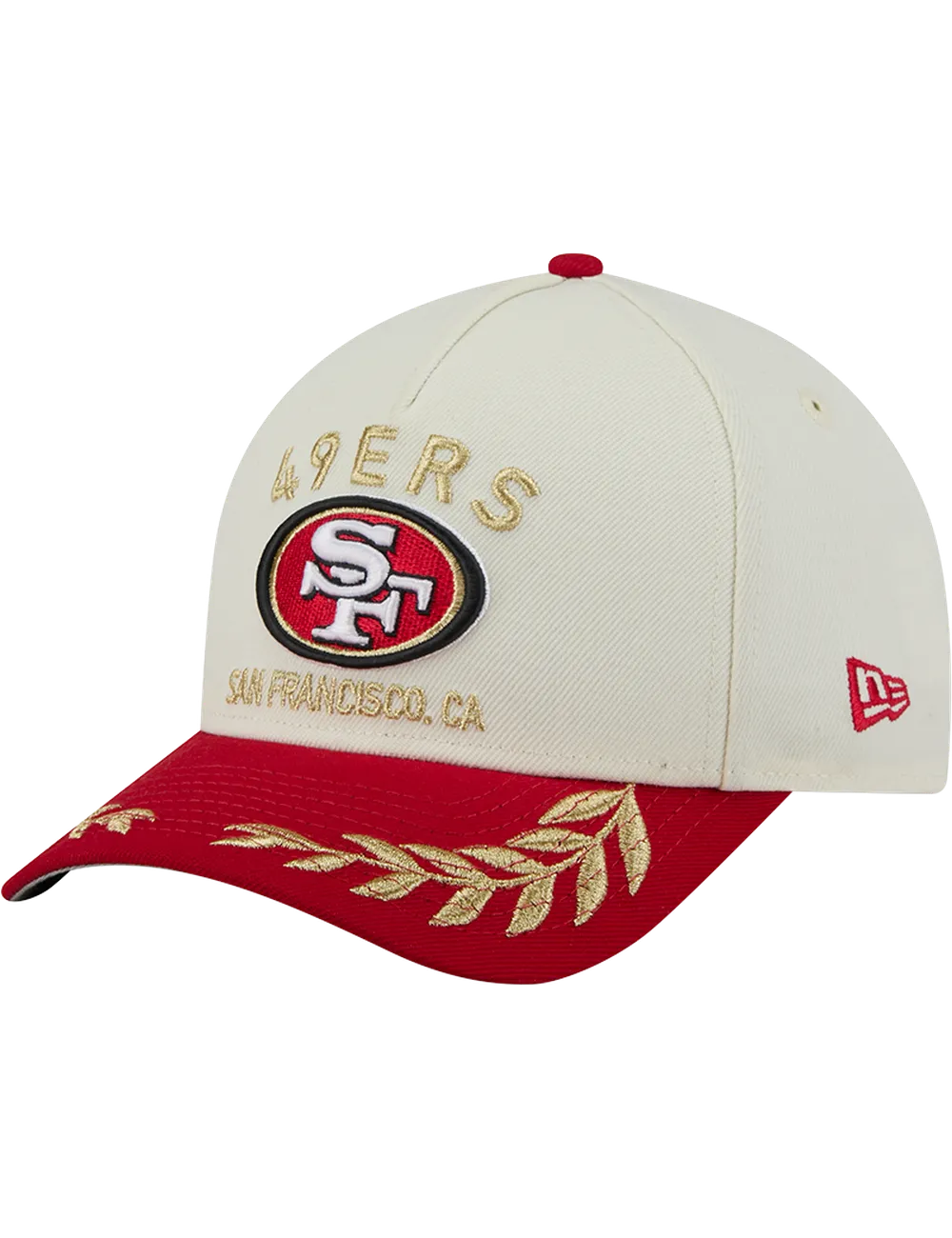 San Francisco 49ers New Era NFL 25 Draft 9FORTY M-Crown Snapback Hat - Chrome