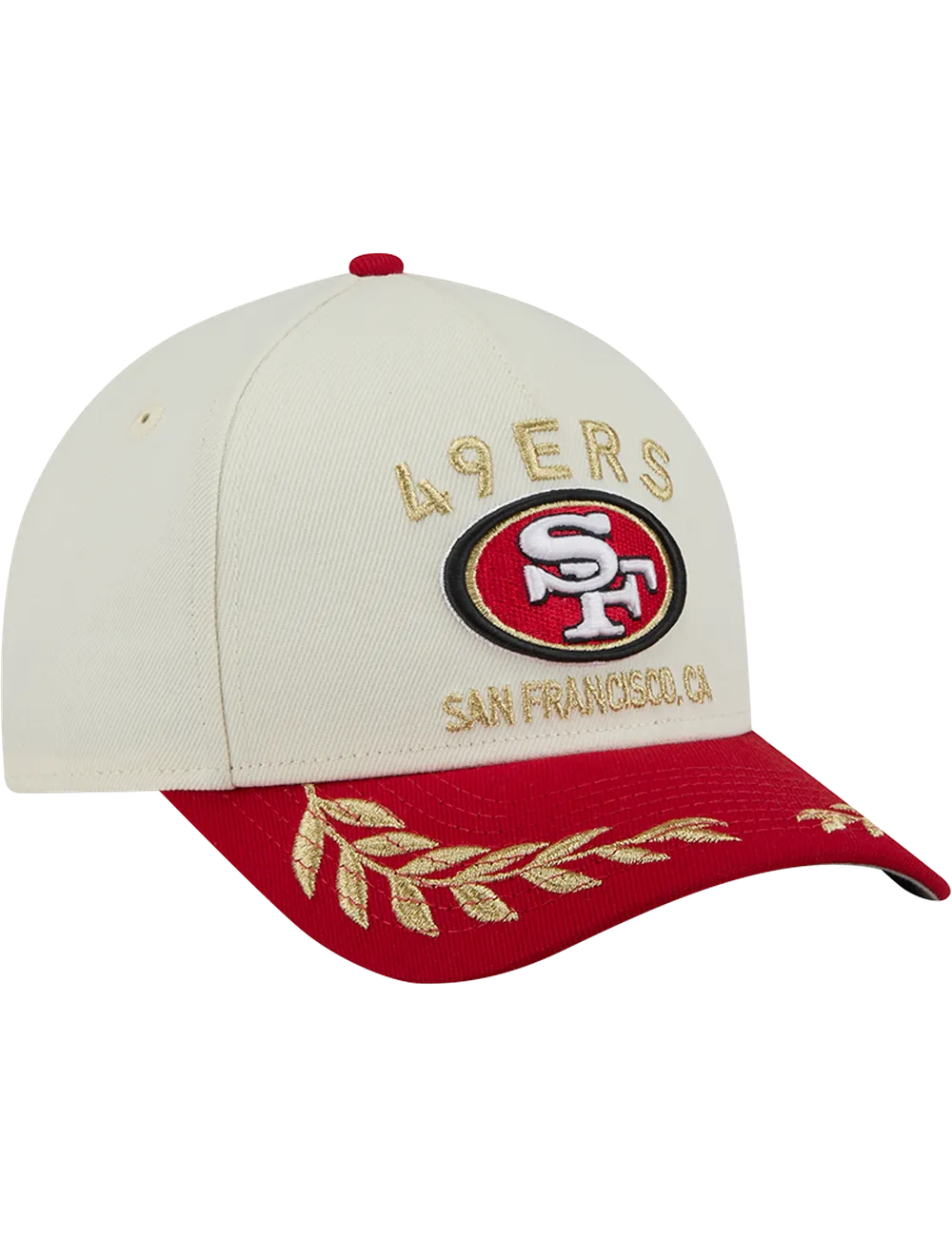 San Francisco 49ers New Era NFL 25 Draft 9FORTY M-Crown Snapback Hat - Chrome