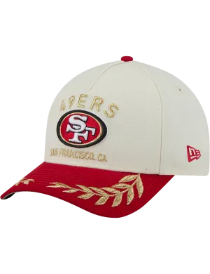San Francisco 49ers New Era NFL 25 Draft 9FORTY M-Crown Snapback Hat - Chrome