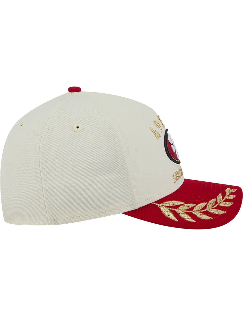 San Francisco 49ers New Era NFL 25 Draft 9FORTY M-Crown Snapback Hat - Chrome
