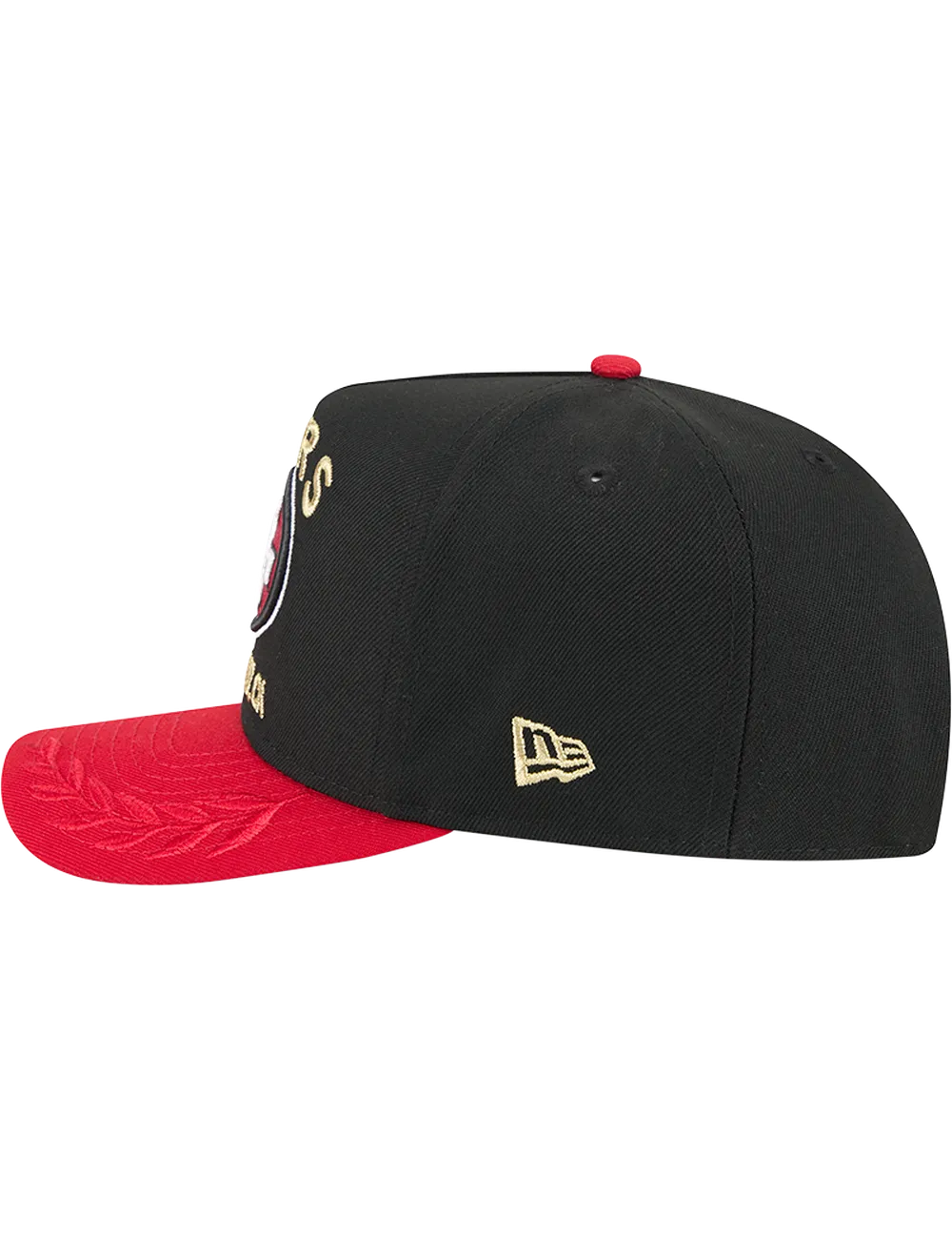 San Francisco 49ers New Era NFL 25 Draft Pre-Curved 9FIFTY A-Frame Snapback Hat - Black