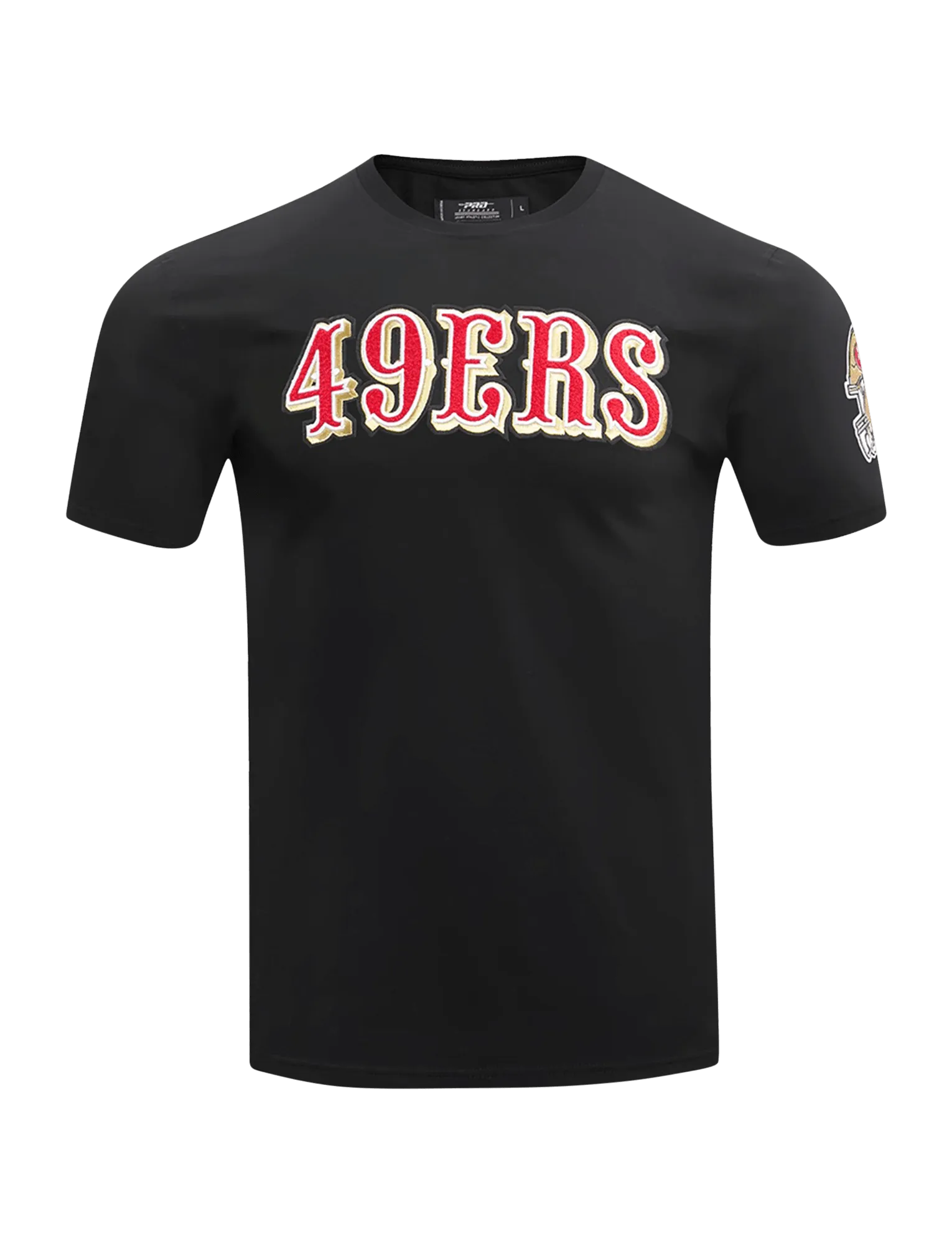 San Francisco 49ers Pro Standard NFL Classic Chenille Flex T-Shirt - Black