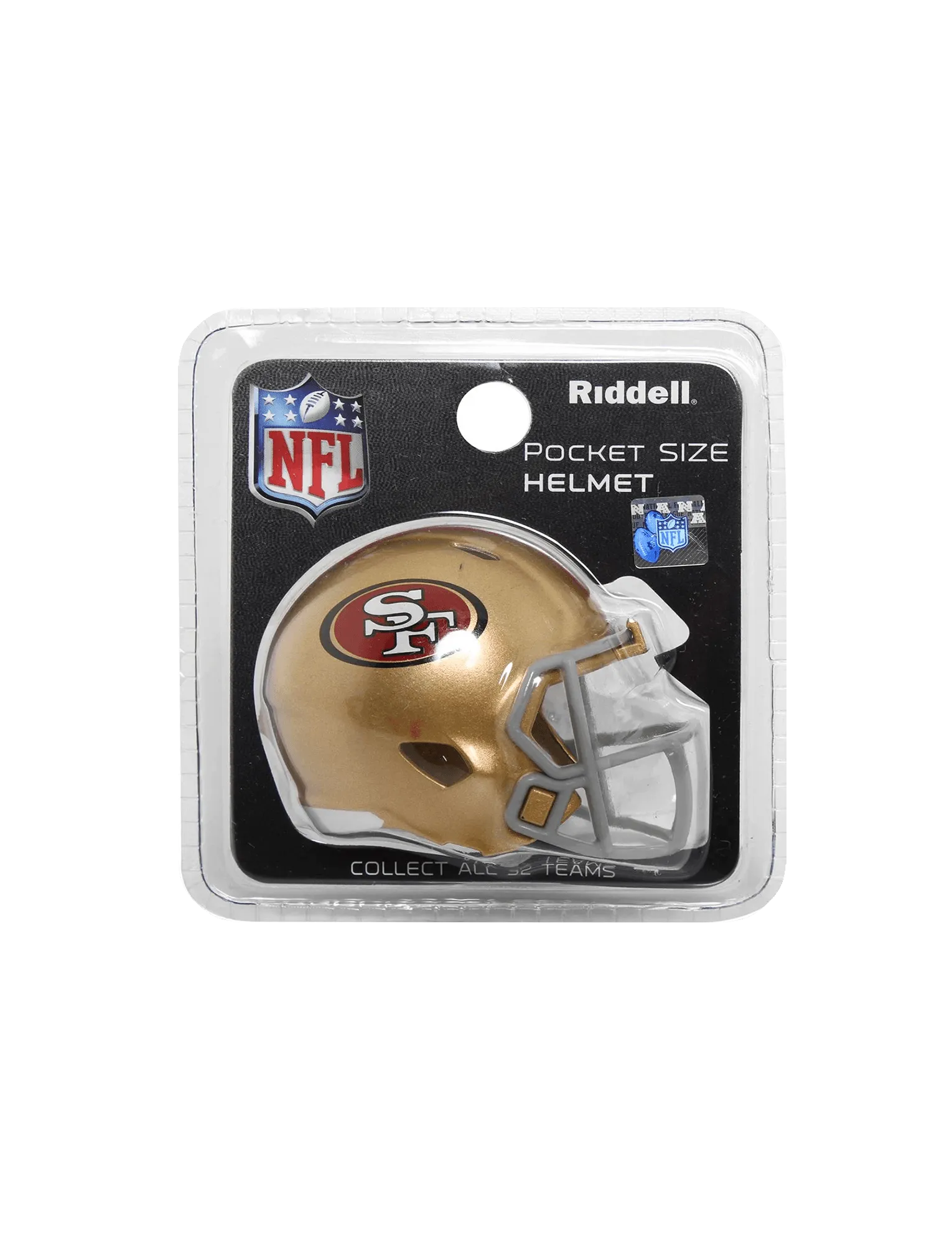 San Francisco 49ers Riddell NFL Speed Pocket Size Helmet