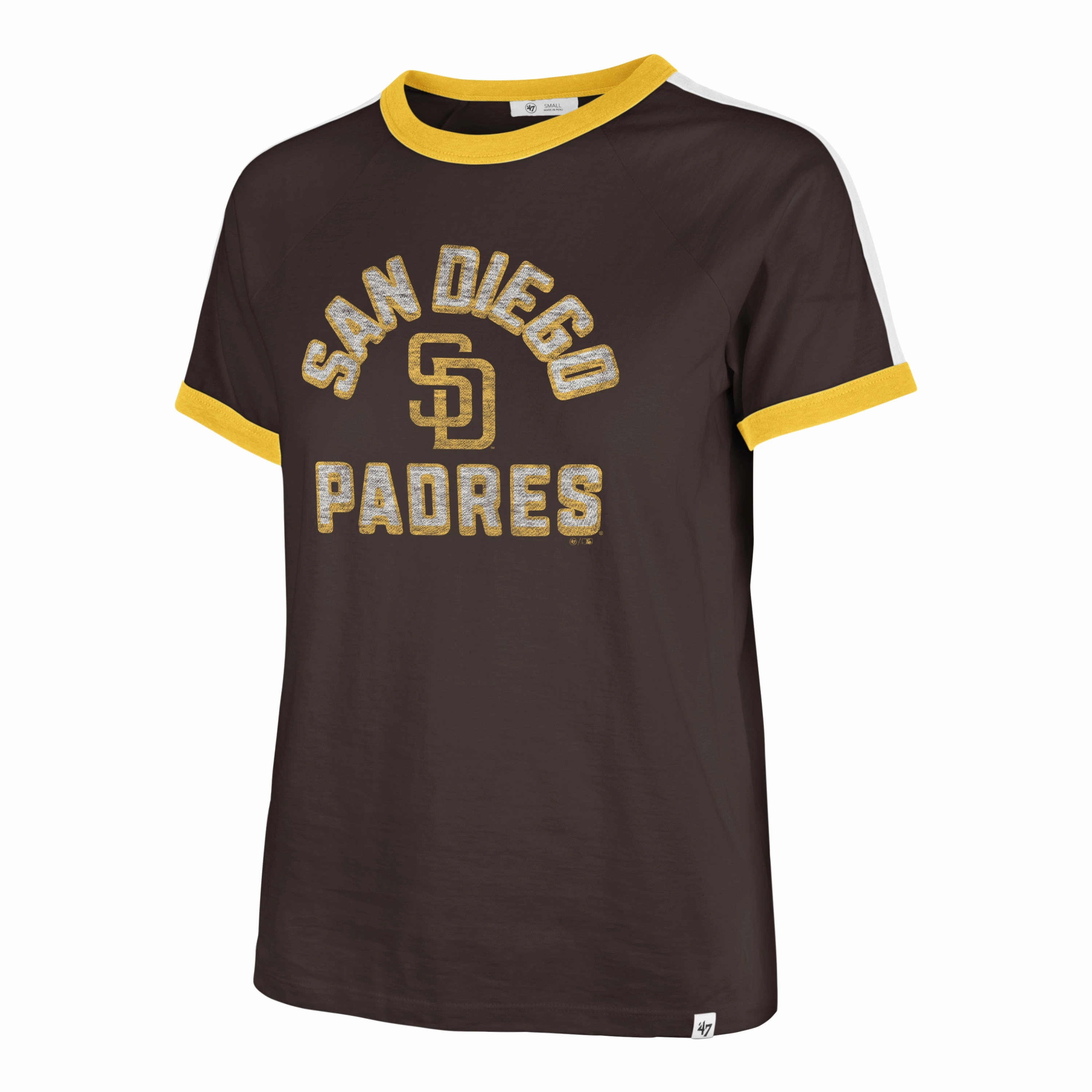 SAN DIEGO PADRES DOUBLE HEADER SWEET HEAT '47 PEYTON TEE WOMENS
