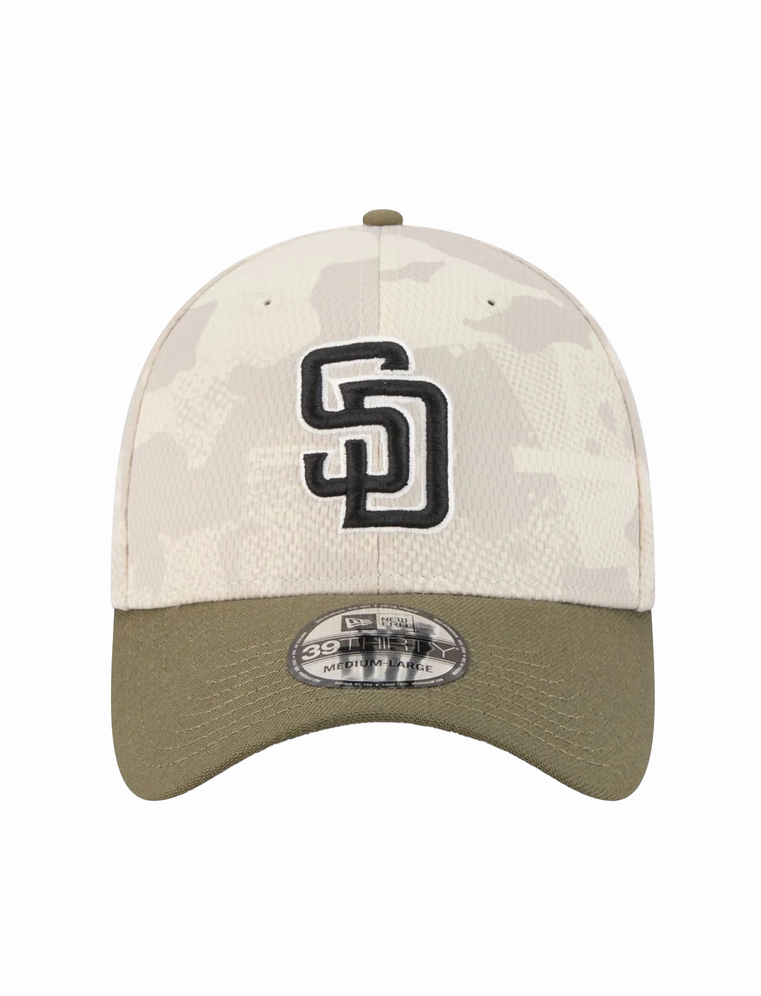 San Diego Padres New Era MLB Armed Forces 2025 39THIRTY Stretch-Fit Hat
