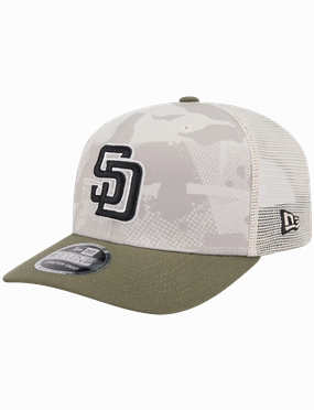 San Diego Padres New Era MLB Armed Forces 2025 9SEVENTY Stretch-Snapback Hat