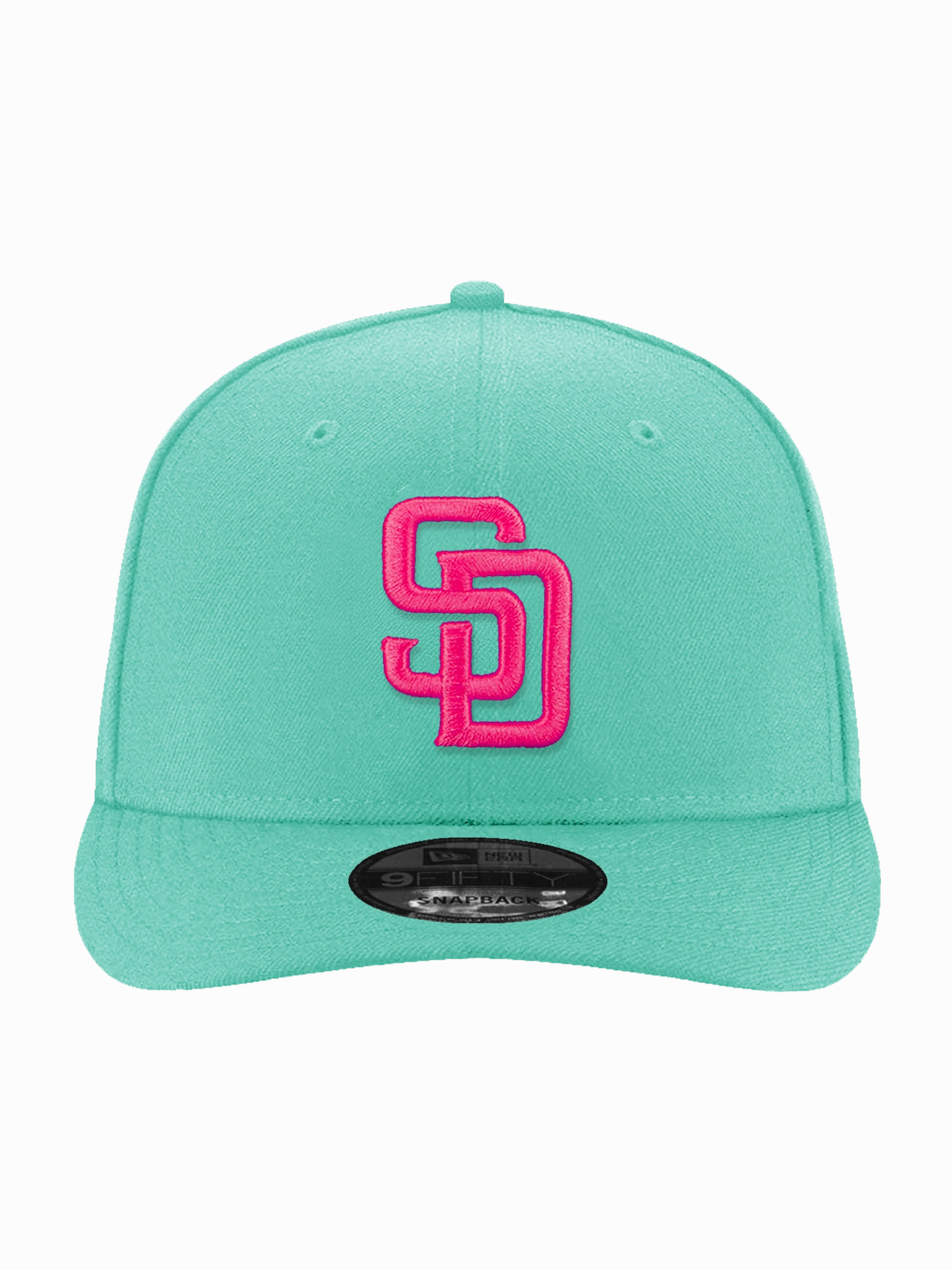 San Diego Padres New Era MLB City Connect 9FIFTY Pre-Curved Snapback Hat - Mint