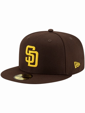 San Diego Padres New Era MLB On-Field AC Game 59FIFTY Fitted Hat - Brown