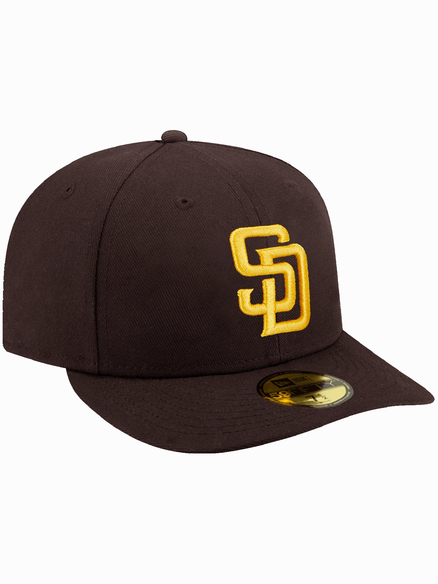 San Diego Padres New Era MLB On-Field AC Game Pre-Curved 59FIFTY Fitted Hat - Brown