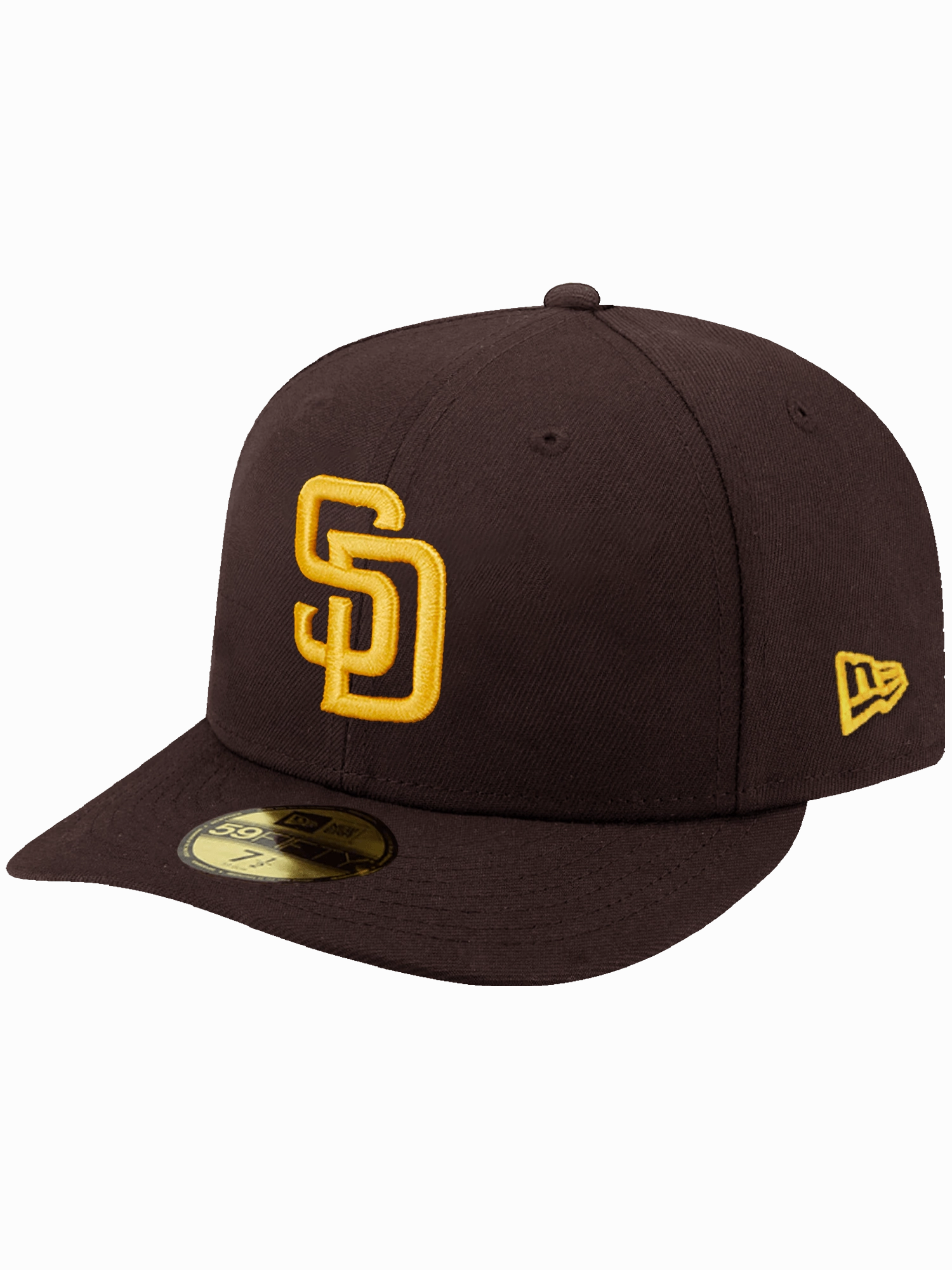 San Diego Padres New Era MLB On-Field AC Game Pre-Curved 59FIFTY Fitted Hat - Brown