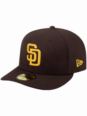 San Diego Padres New Era MLB On-Field AC Game Pre-Curved 59FIFTY Fitted Hat - Brown