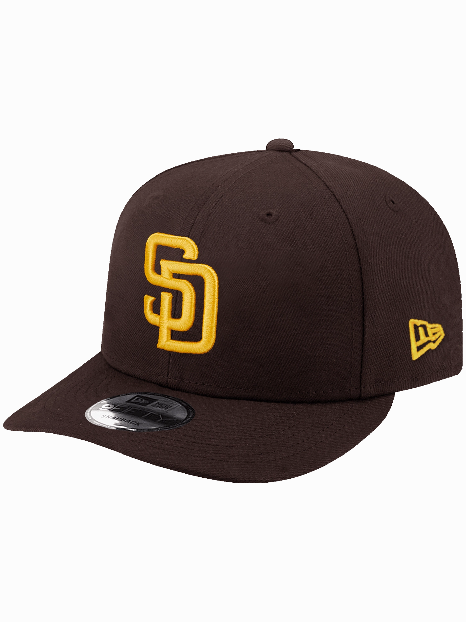 San Diego Padres New Era MLB Team 9FIFTY Pre-Curved Snapback Hat - Brown