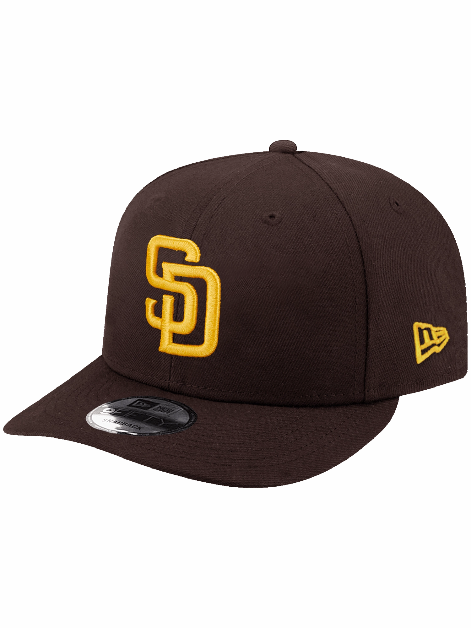 San Diego Padres New Era MLB Team 9FIFTY Pre-Curved Snapback Hat - Brown