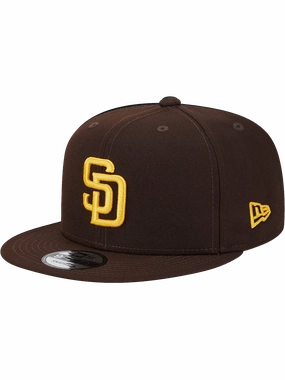 San Diego Padres New Era MLB Team 9FIFTY Snapback Hat - Brown