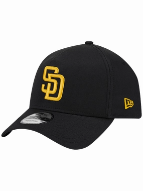 San Diego Padres New Era MLB Team 9FORTY A-Frame Snapback Hat - Black