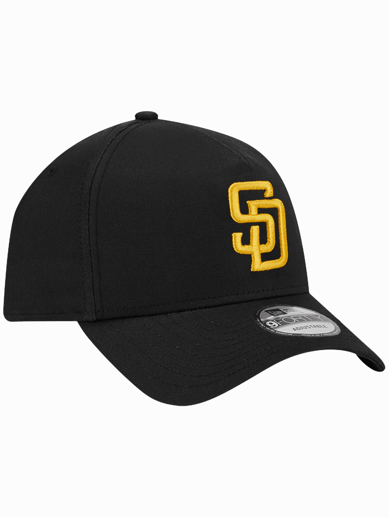 San Diego Padres New Era MLB Team 9FORTY A-Frame Snapback Hat - Black