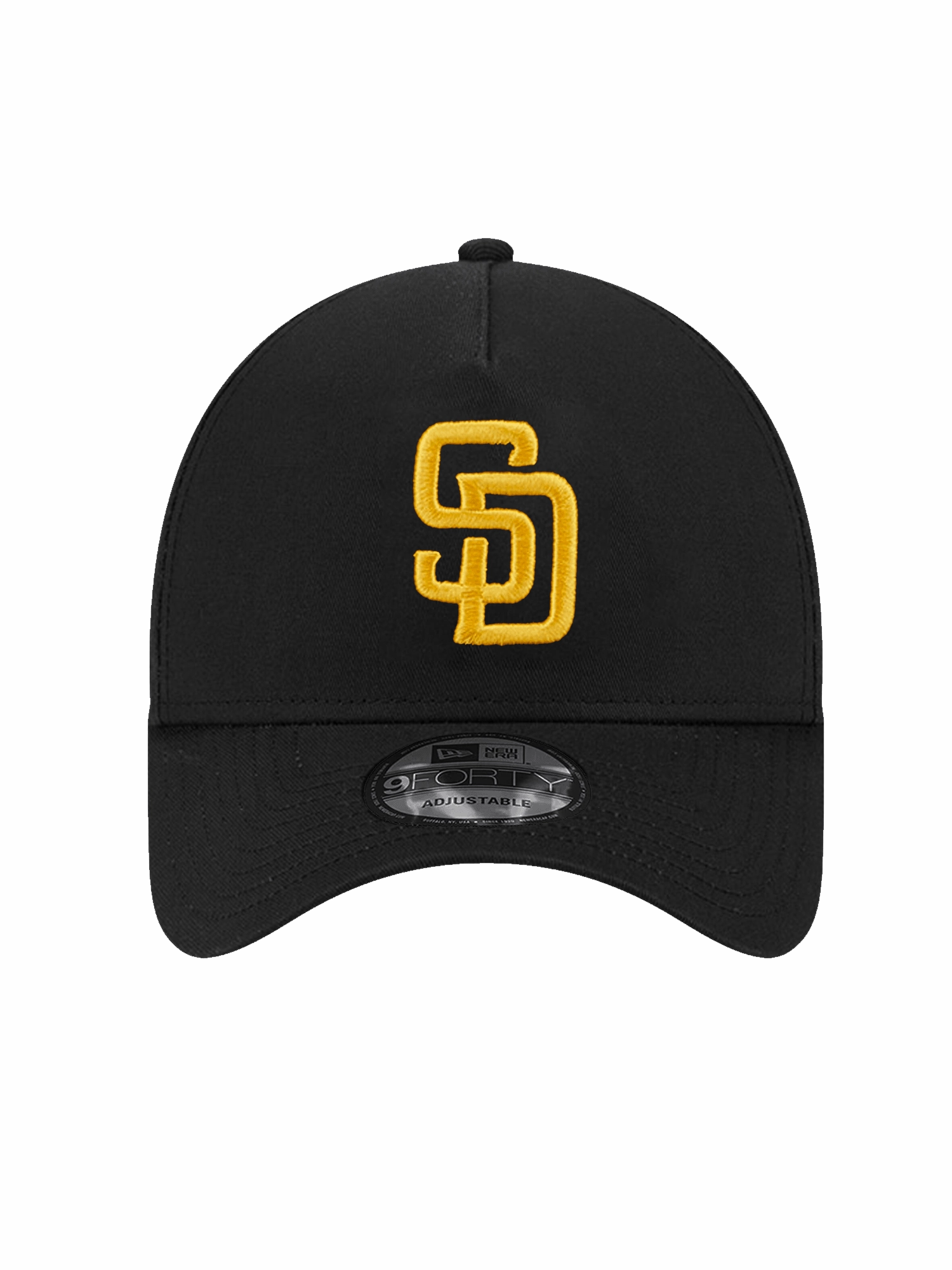 San Diego Padres New Era MLB Team 9FORTY A-Frame Snapback Hat - Black