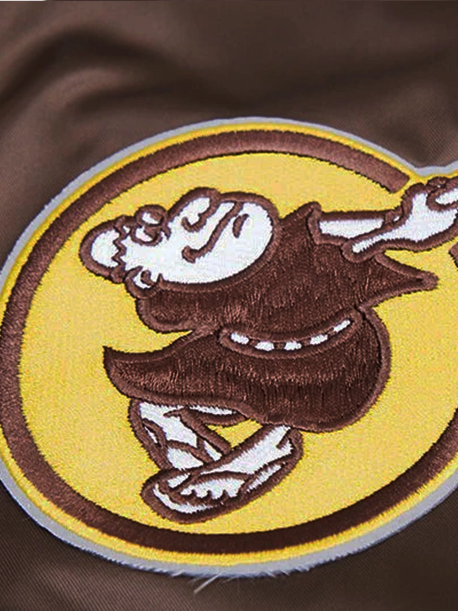 San Diego Padres Pro Standard MLB Team Classic Satin Button Jacket - Brown