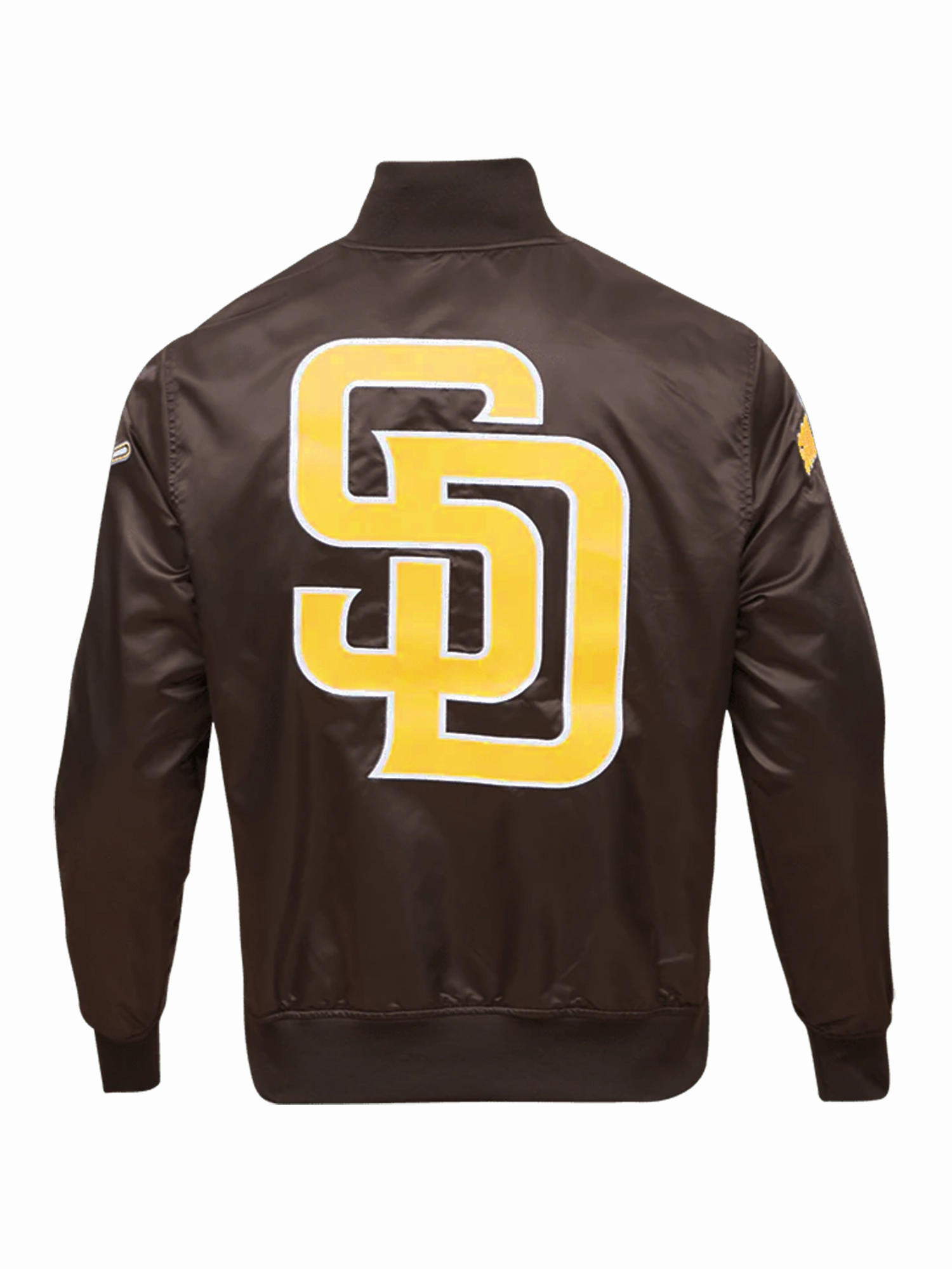 San Diego Padres Pro Standard MLB Team Classic Satin Button Jacket - Brown