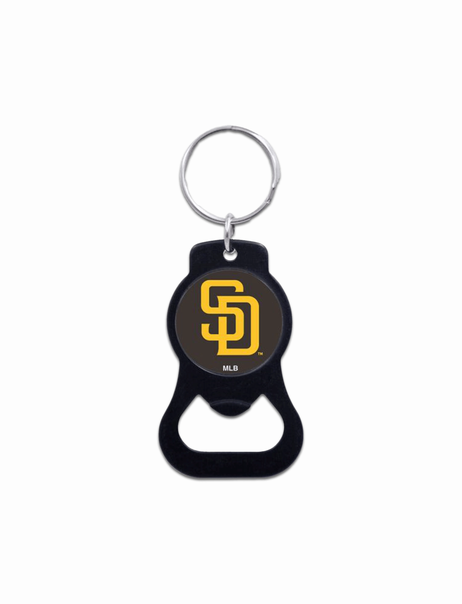 San Diego Padres Wincraft MLB Team Logo/Black Bottle Opener Key Ring