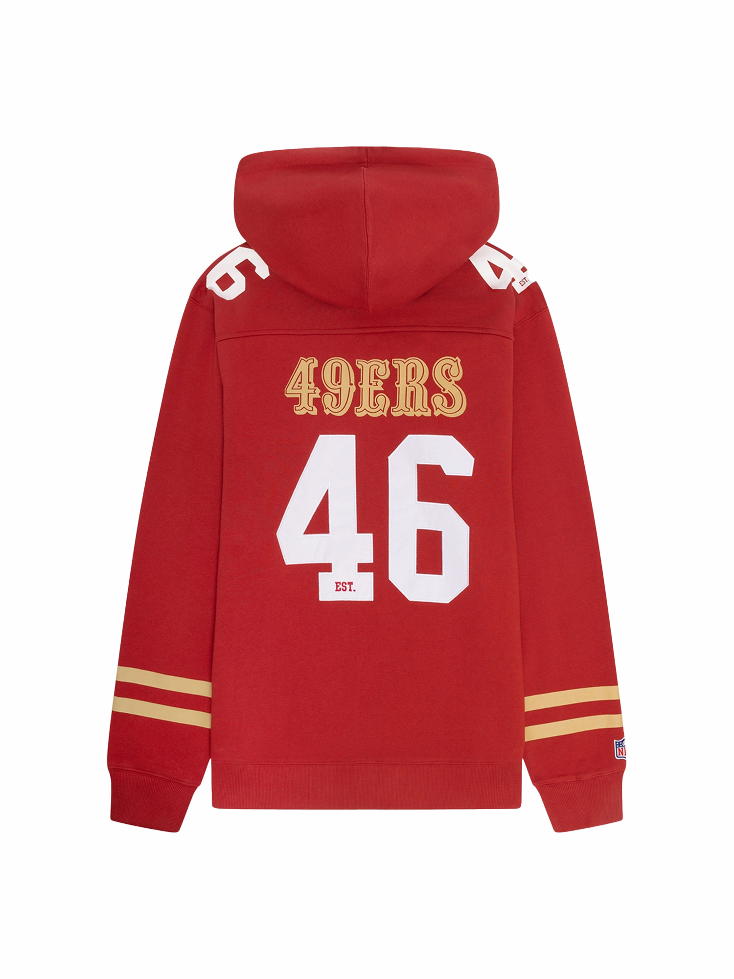 San Francisco 49ers NFL Foundation Panel Hoodie Jumper - Red
