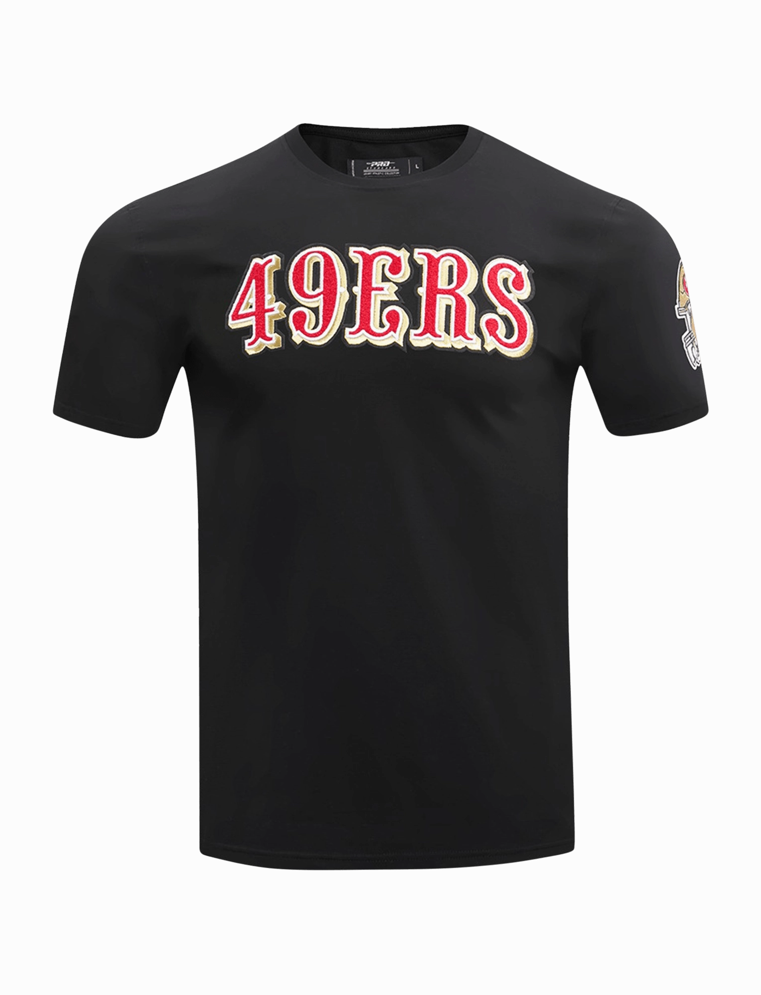 San Francisco 49ers Pro Standard NFL Classic Chenille Flex T-Shirt - Black