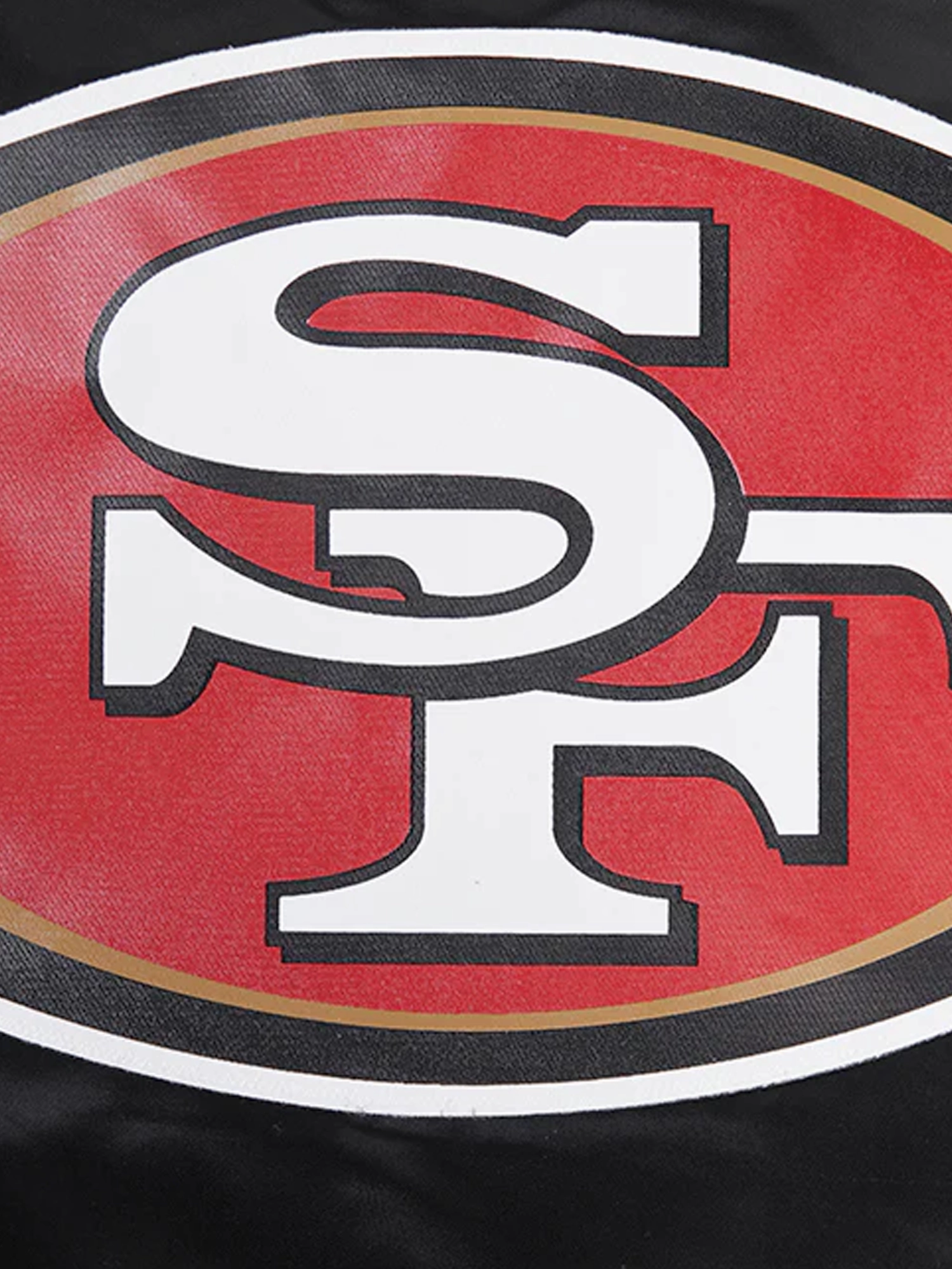 San Francisco 49ers Pro Standard NFL Team Classic Satin Button Jacket - Black