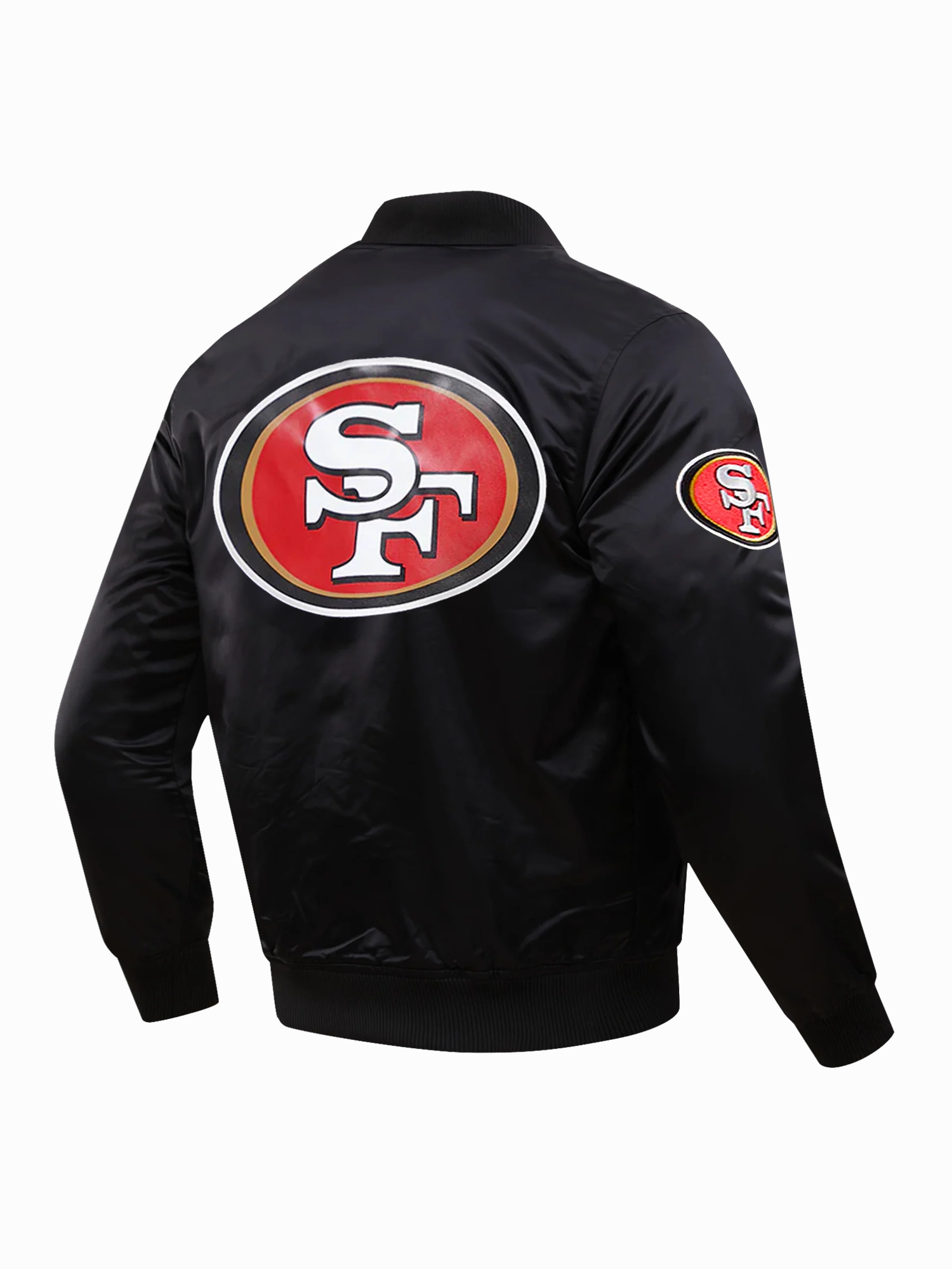San Francisco 49ers Pro Standard NFL Team Classic Satin Button Jacket - Black