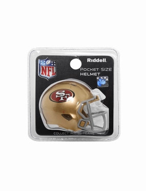 San Francisco 49ers Riddell NFL Speed Pocket Size Helmet
