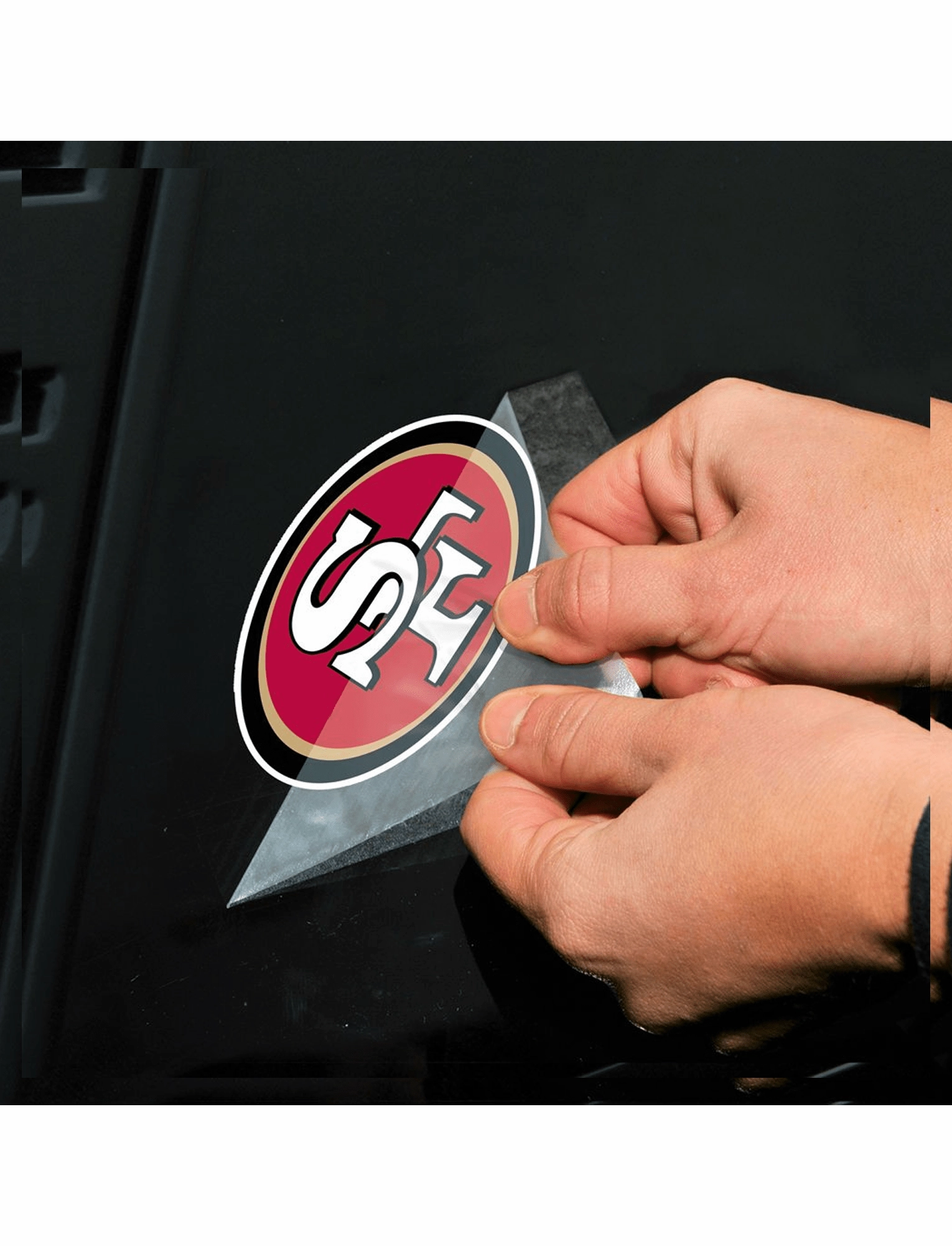 San Francisco 49ers Wincraft NFL 4" x 4" Perfect Cut Decal