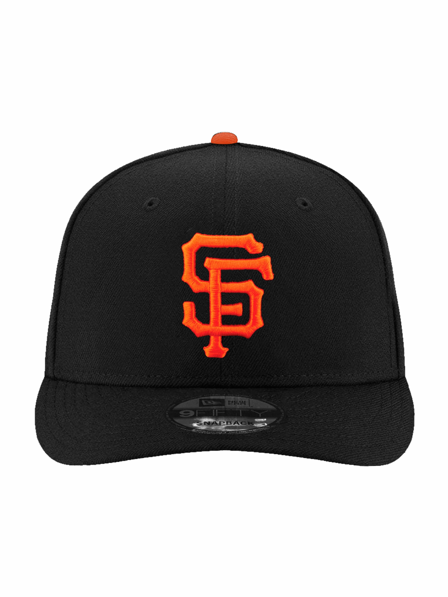 San Francisco Giants New Era MLB Team Pre-Curved 9FIFTY Snapback Hat - Black