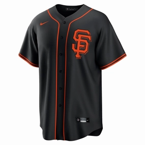 San Francisco Giants Nike MLB Alternate Replica Jersey - Black