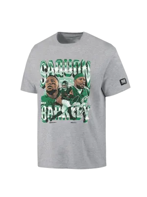 Saquon Barkley Philadelphia Eagles 500 Level NFL Homage T-Shirt - Grey Marle
