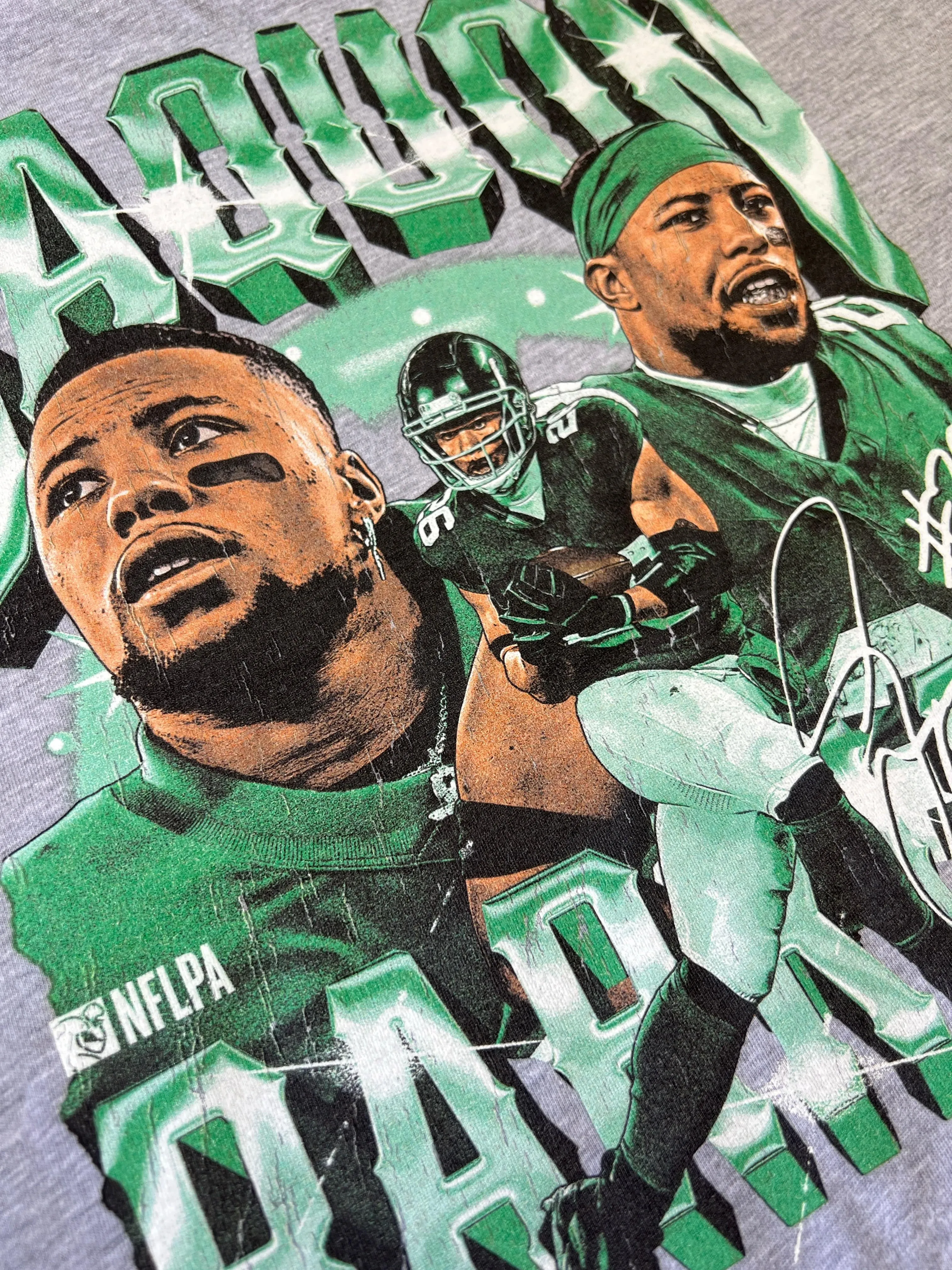 Saquon Barkley Philadelphia Eagles 500 Level NFL Homage T-Shirt - Grey Marle