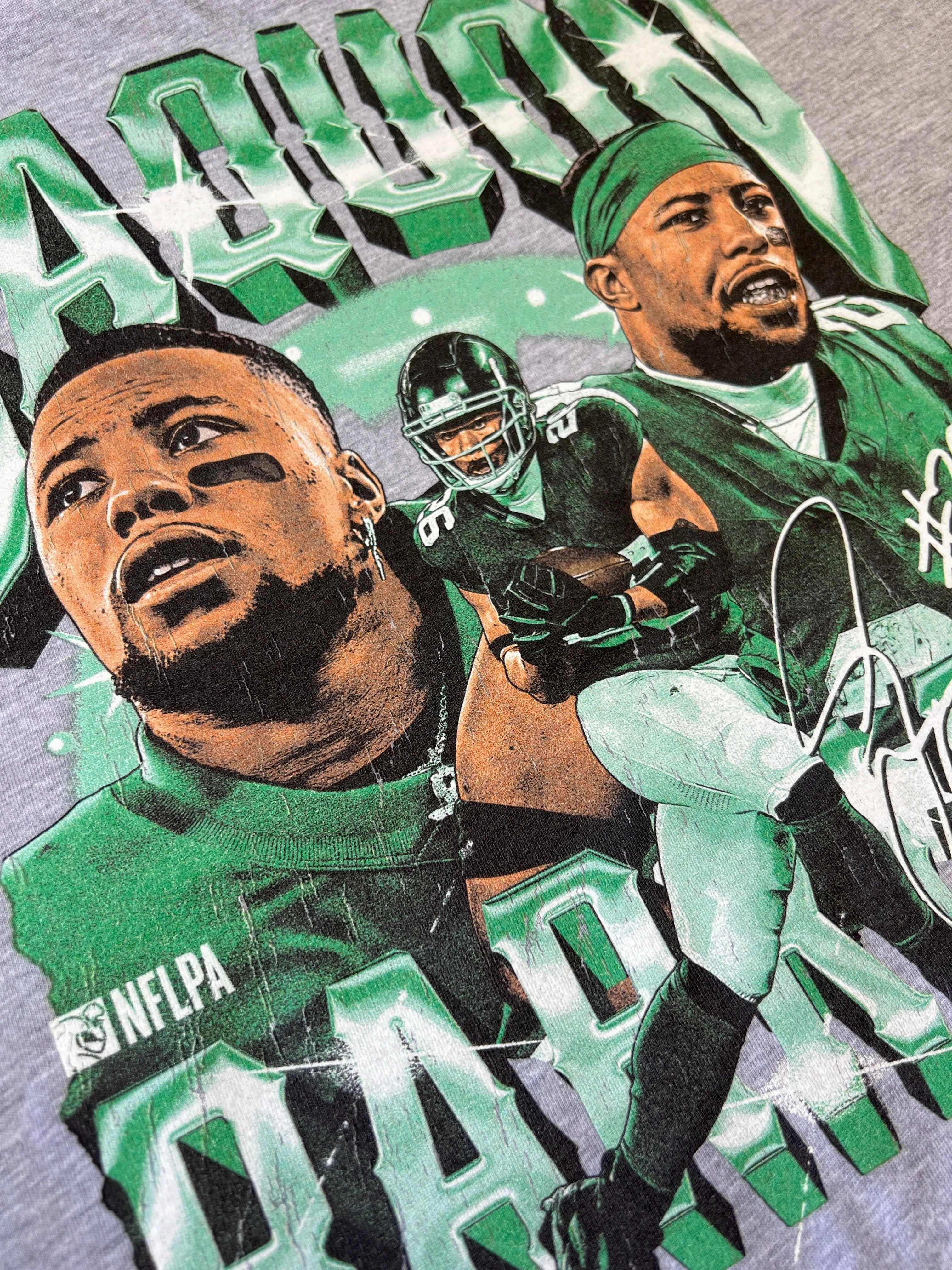 Saquon Barkley Philadelphia Eagles 500 Level NFL Homage T-Shirt - Grey Marle
