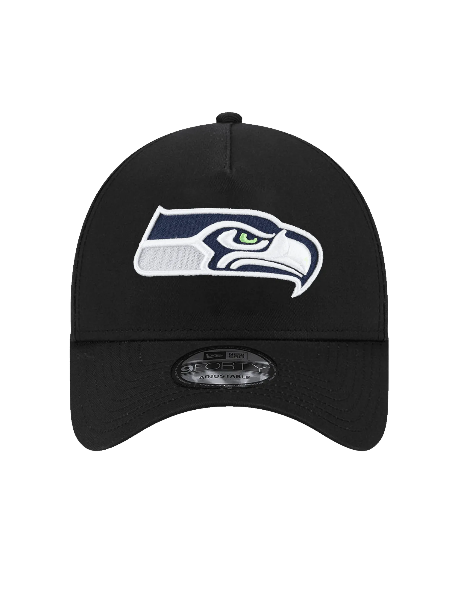 Seattle Seahawks New Era NFL Team 9FORTY A-Frame Snapback Hat - Black