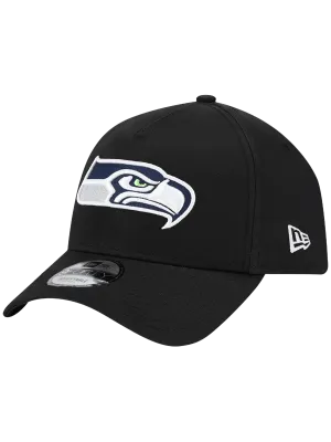 Seattle Seahawks New Era NFL Team 9FORTY A-Frame Snapback Hat - Black