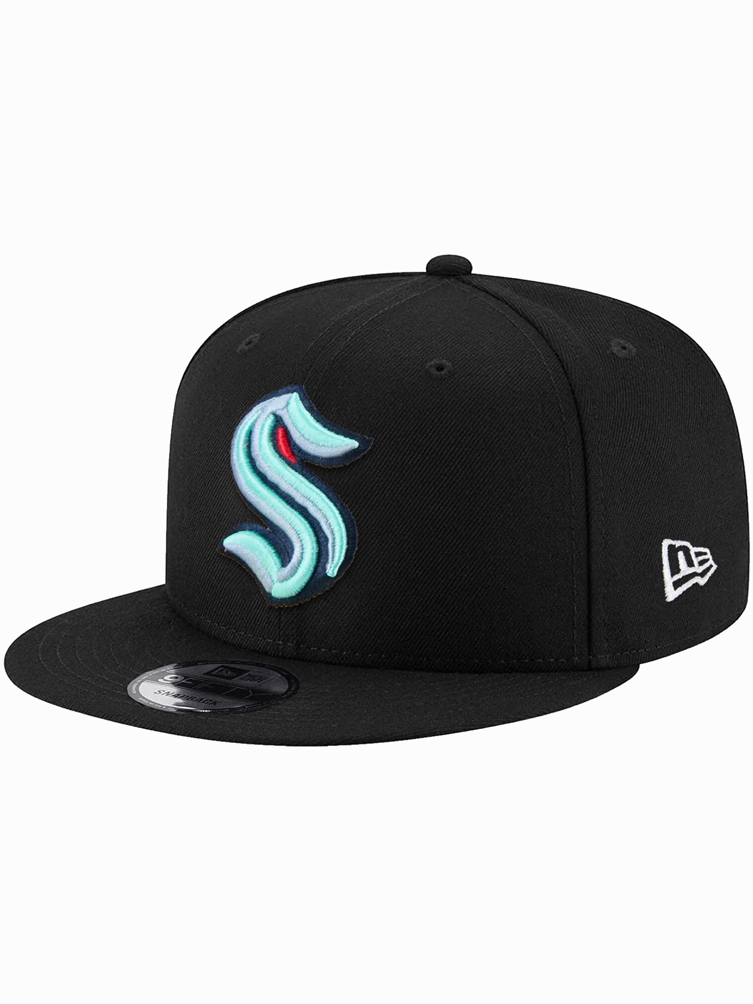 Seattle Kraken New Era NHL Team 9FIFTY Snapback Hat - Black