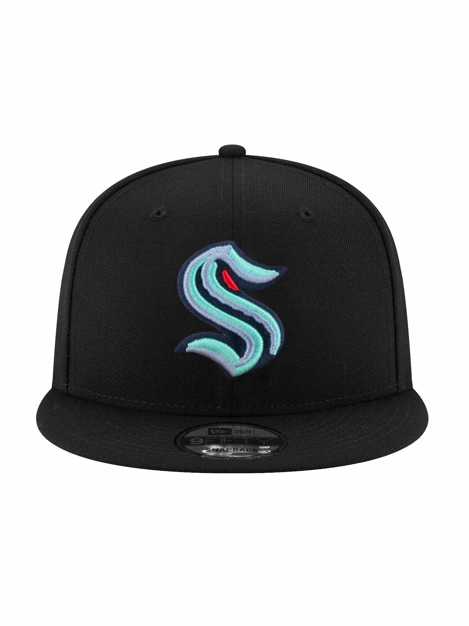 Seattle Kraken New Era NHL Team 9FIFTY Snapback Hat - Black
